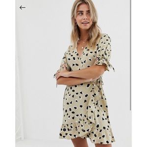 Wrap mini dress
